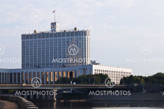 Russian White House - government building in Moscow