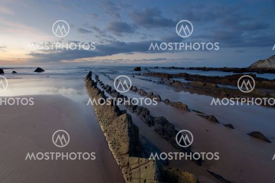 Beach of Barrika, Bizkaia, Basque Country, Spain