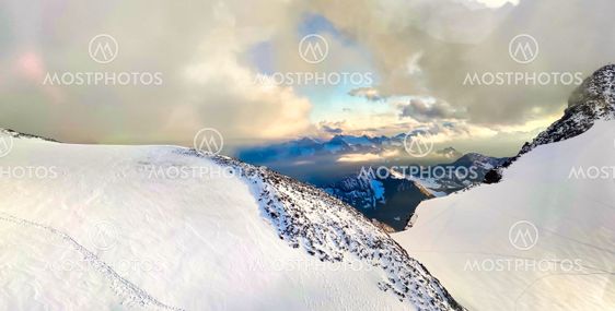 South Tyrolean Alps in autumn