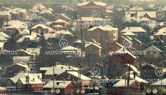 View of many houses