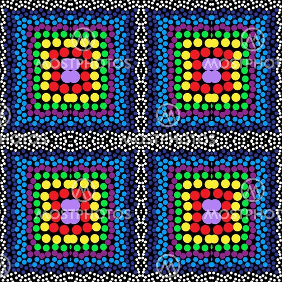 Beads vector seamless background pattern