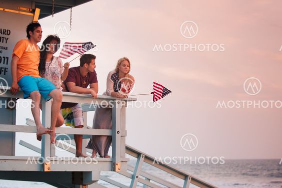 Group of Friends at the Beach