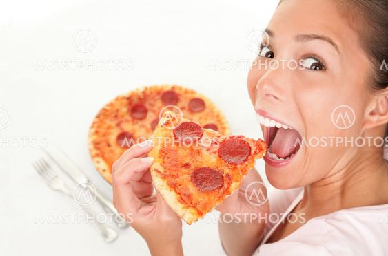 Eating fun fast food