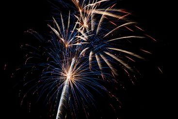 Abstract fireworks background