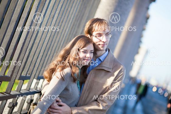 couple near the Summer garden