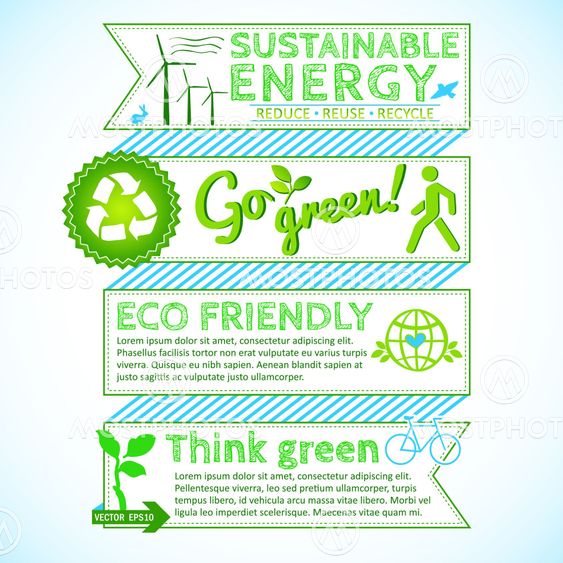 Go green poster