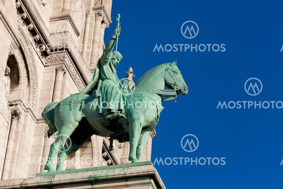 Knight in the Sacre Coeur, Montmarte, Paris, France