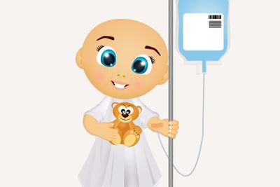 child with leukemia
