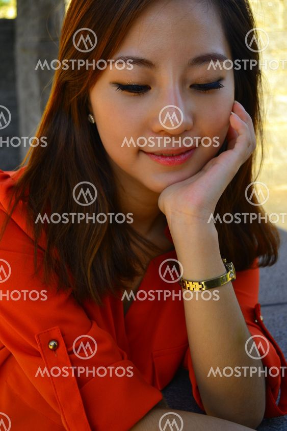Asian Young Business Woman's Portrait