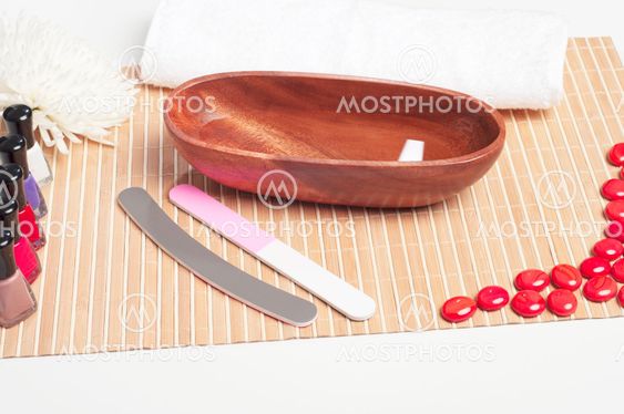Hands Spa. Manicure concept