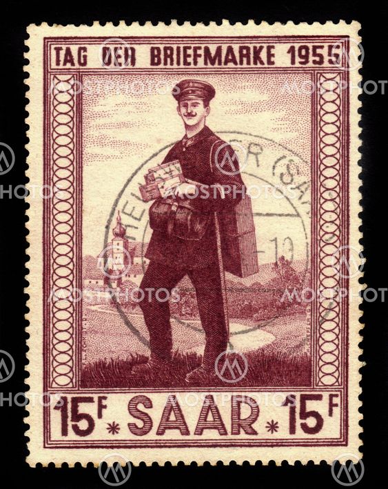postman and church of Illingen