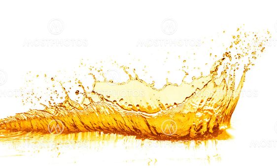 orange juice splash