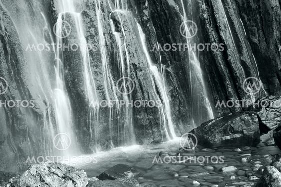 Waterfall of Collados del Ason, Cantabria, Spain