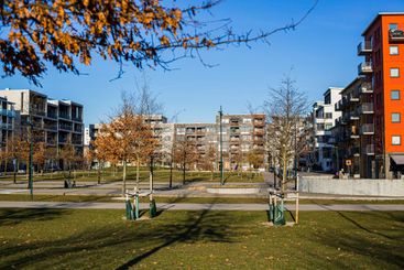 Bostadshus i Västra hamnen i Malmö