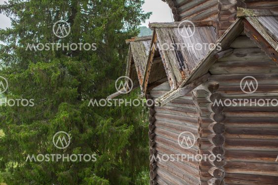 Wooden facade of Church of Nichola.