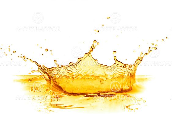 orange juice splash