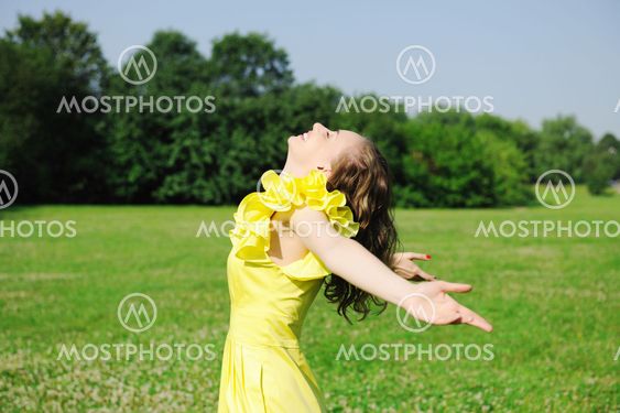 Carefree girl