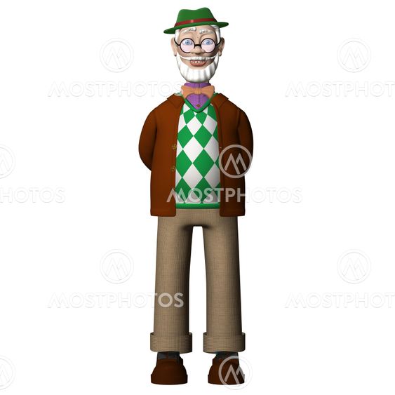 Front look on doctor Aibolit