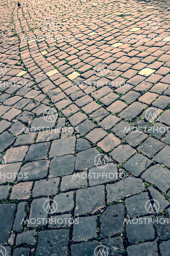 Vintage look at cobblestone sidewalk 7