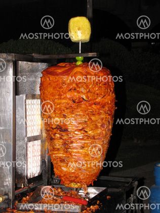 meat ready for tacos Al Pastor