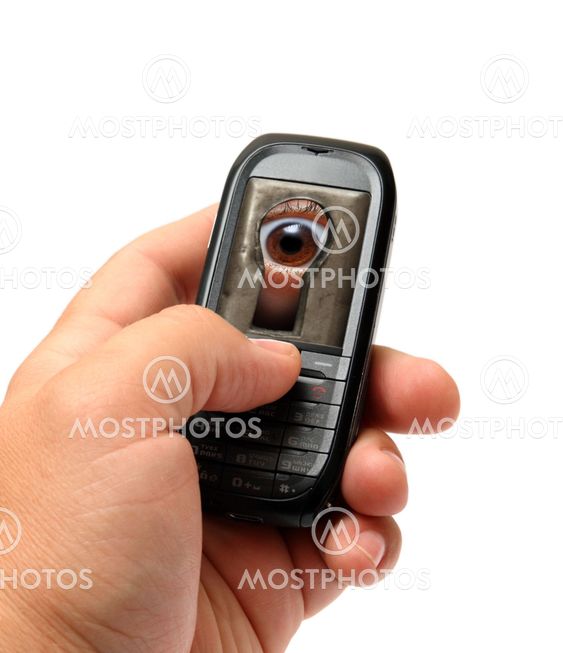 mobile phone in hand