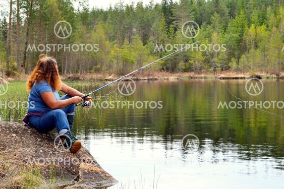 Woman fiskar2