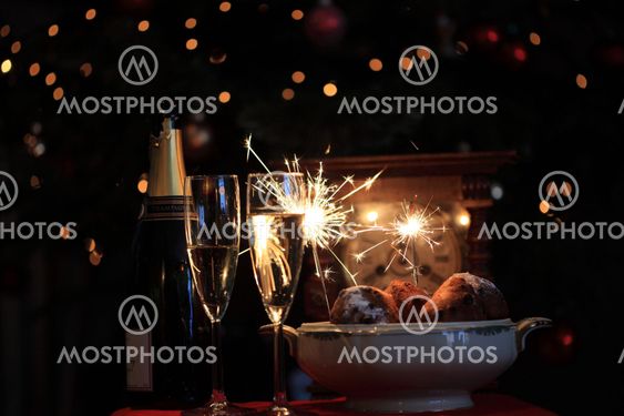 Typical new Year's eve in the netherlands