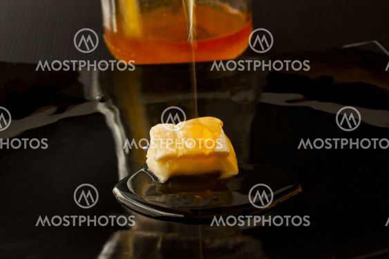 Cheese and honey
