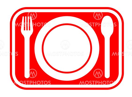 Food sign plate