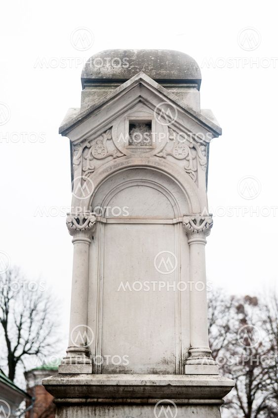 Old classic architecture of the chapel in Lviv