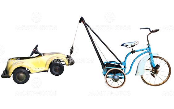 Trike with a Toy Car ...