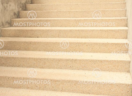 Marble staircase.