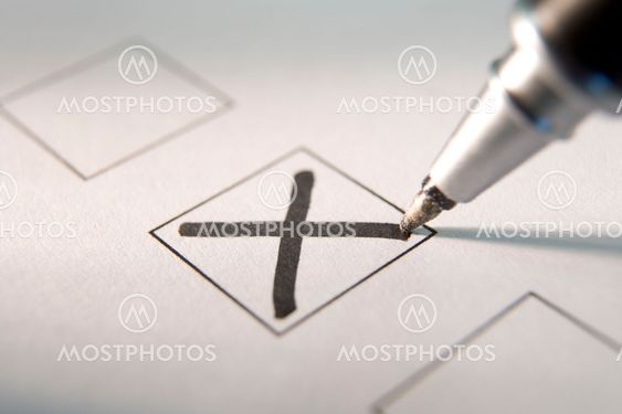 Marking A Tick Box