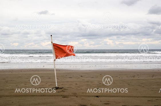 Red warning flag