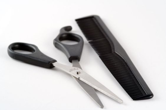 Comb and Scissors
