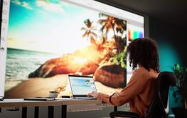 Graphic Designer Editing Photo