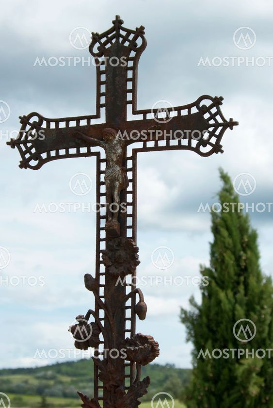 Cross and cypress
