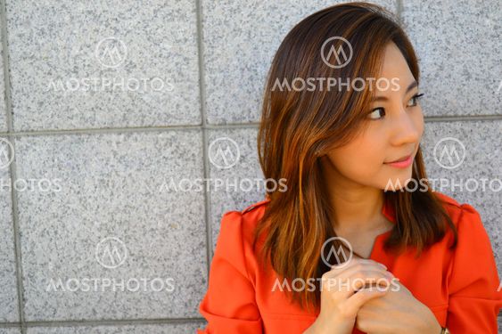 Asian Young Business Woman's Portrait
