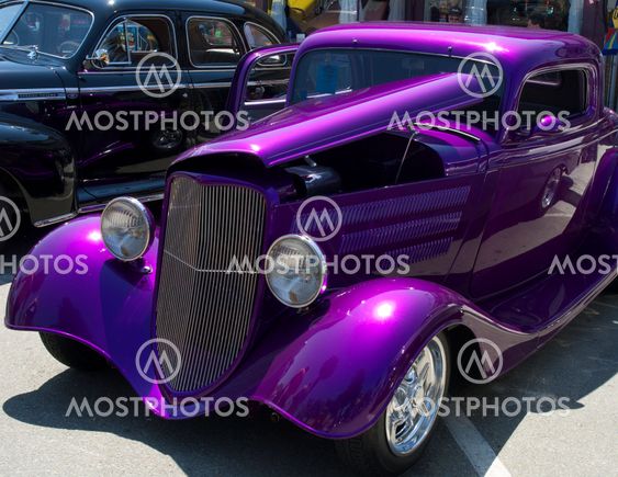 Purple 1930s Coupe 1
