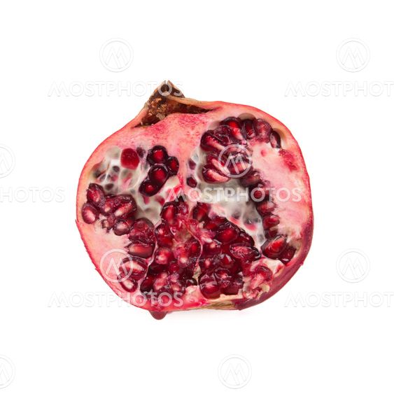Juicy Half pomegranate