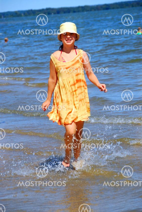 Girl beach