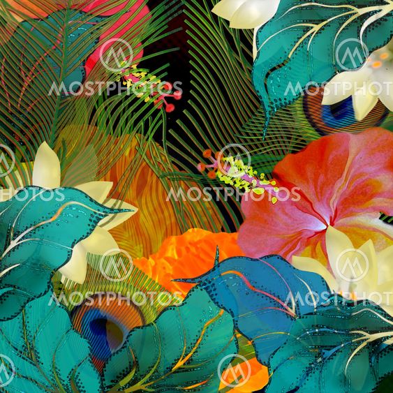 background floral, roses