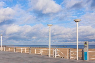 Beach at the Baltic seacoast in Travemunde, Germany