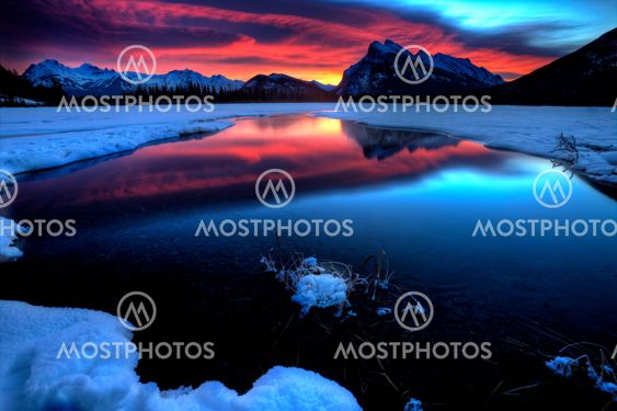 Sunset Mount Rundle