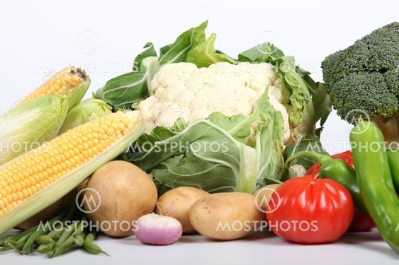 close-up of vegetables
