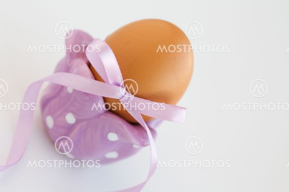 Brown easter egg