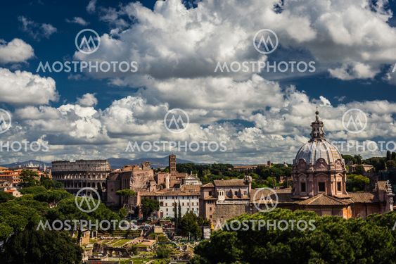Italian architecture in Rome