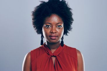 Black woman, portrait and creative professional in...