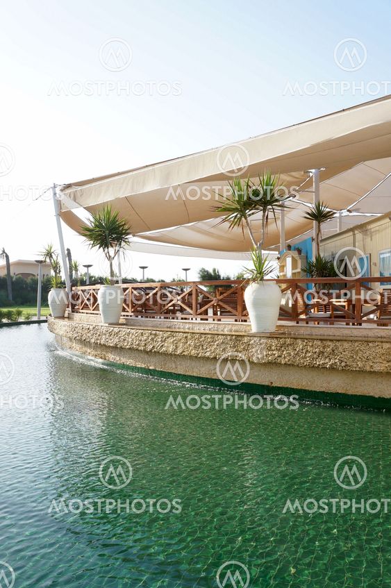 bar over the water