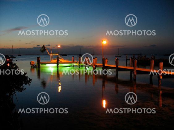 Sport Fishing Boat at the dock